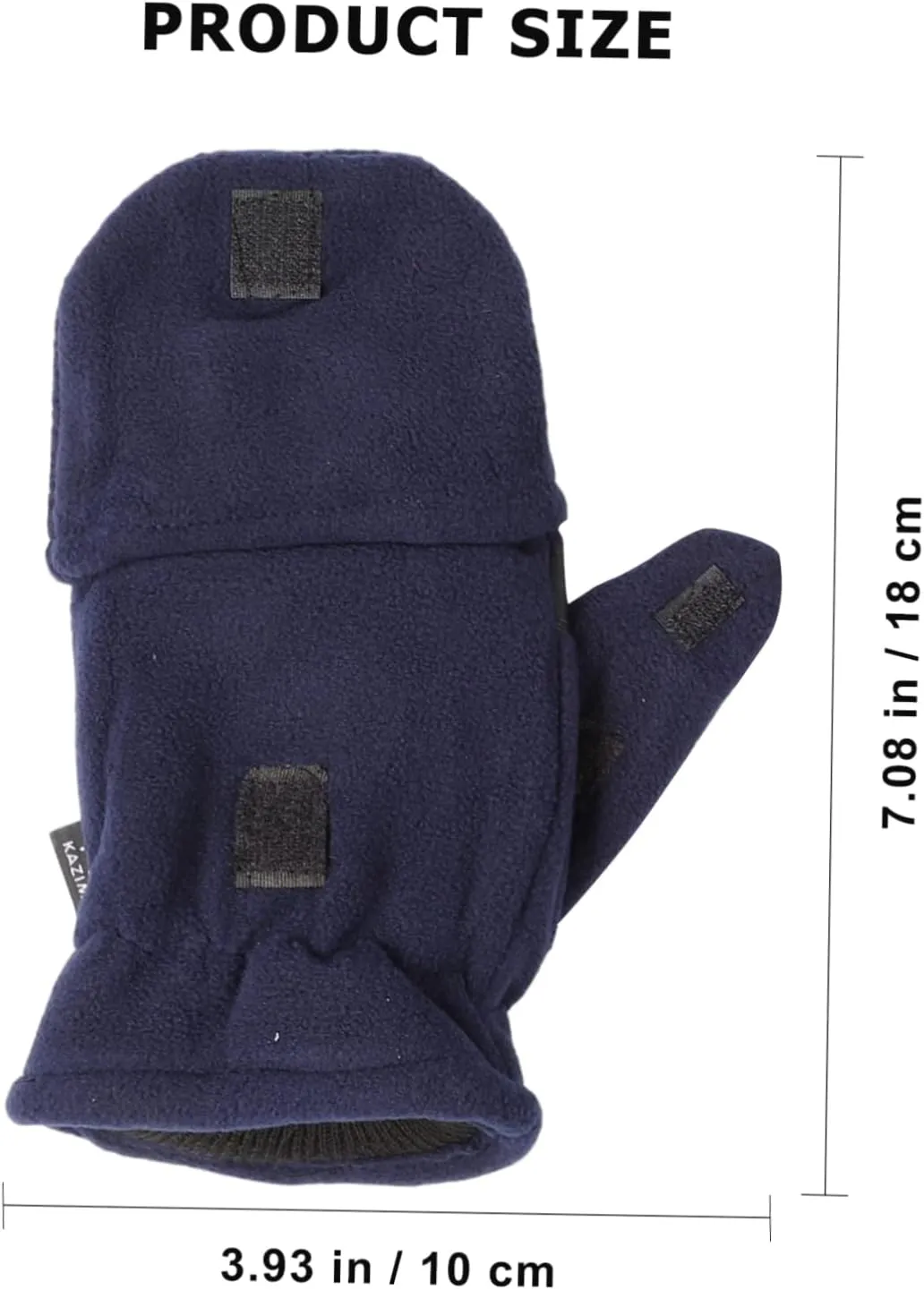 2 Pairs Flip Gloves Winter Riding Gloves Wool Knit Mittens Fingerless Gloves Knitting Hand Warmers Women