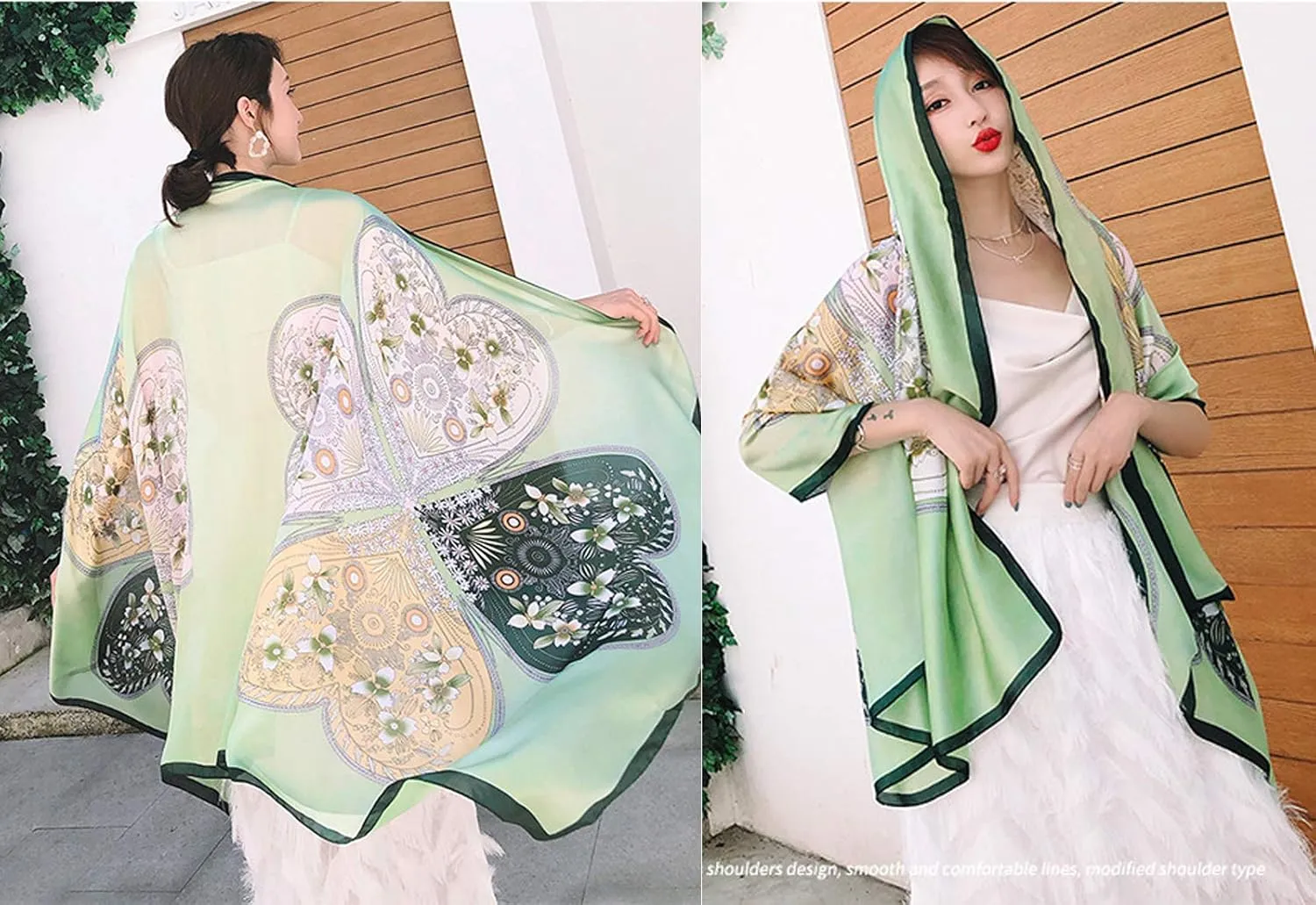 Fashion Scarves Scarf Silk Feeling Scarves Long Lightweight Sunscreen Shawls for Women