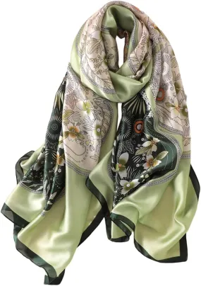 Fashion Scarves Scarf Silk Feeling Scarves Long Lightweight Sunscreen Shawls for Women