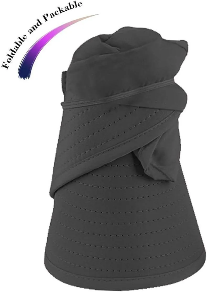 HINDAWI Sun Hats for Women Wide Brim Sun Hat UV Protection Caps Floppy Beach Packable Visor