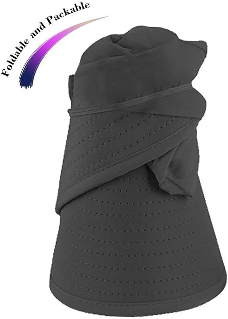 HINDAWI Sun Hats for Women Wide Brim Sun Hat UV Protection Caps Floppy Beach Packable Visor