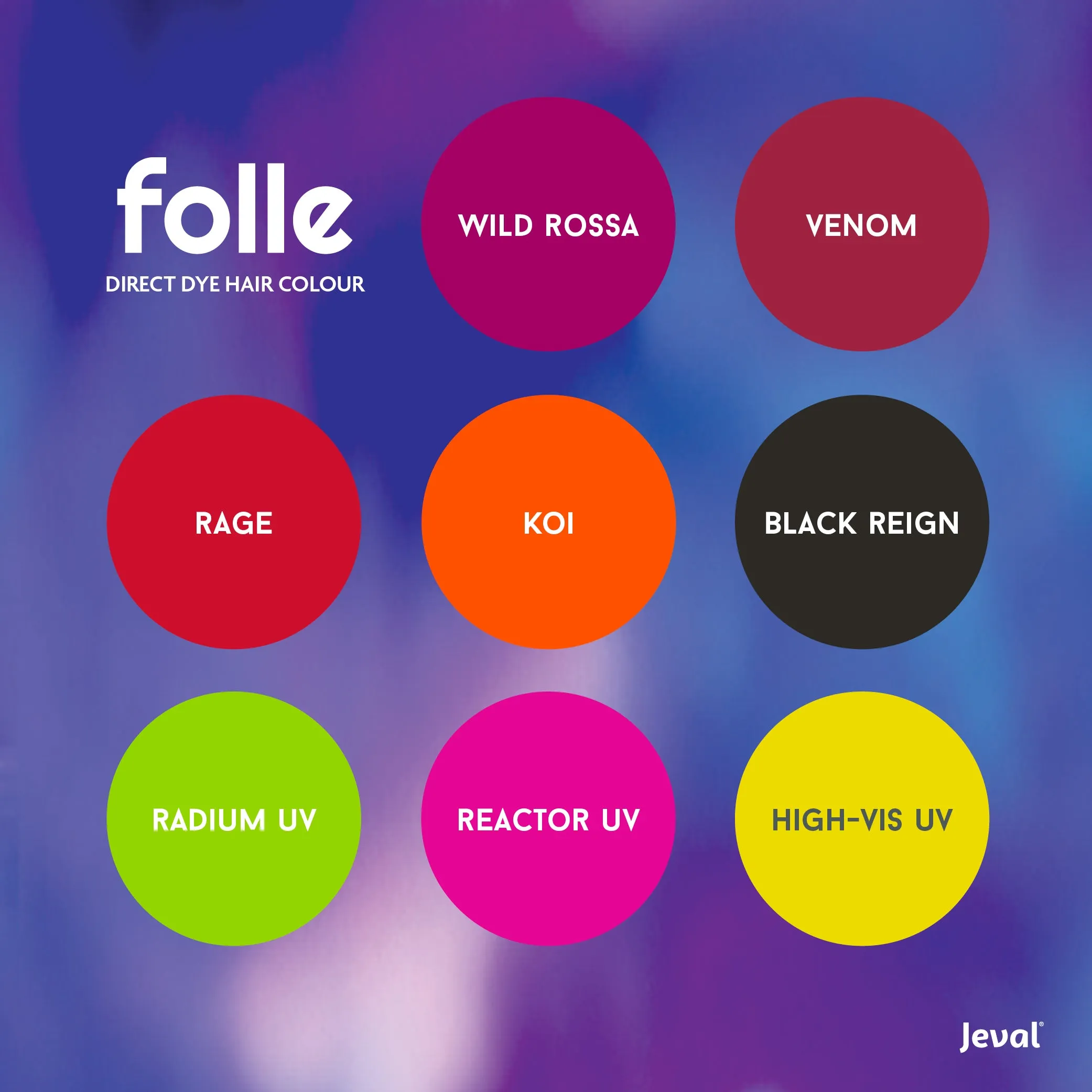 Jeval folle Radium UV Hair Colour 170ml