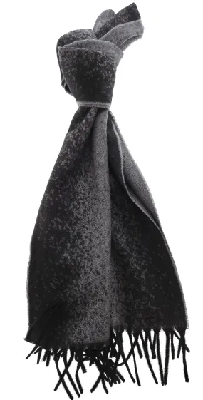 Lanvin Gray Luxury Pure Cashmere Scarf