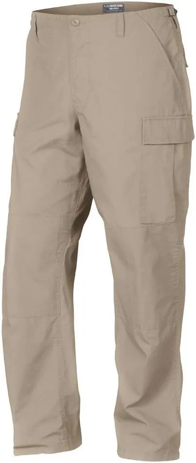 LAPG BDU Pants for Men, 6 Pocket Design BDU Tactical Cargo Pants, Lightweight Cotton Rip-Stop Fabric Pants