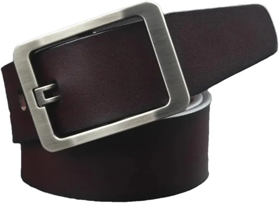 Men Summer Cow Genuine Leather Belt Adjustable Black Buckle Belt Jeans Vintage Soft Strap