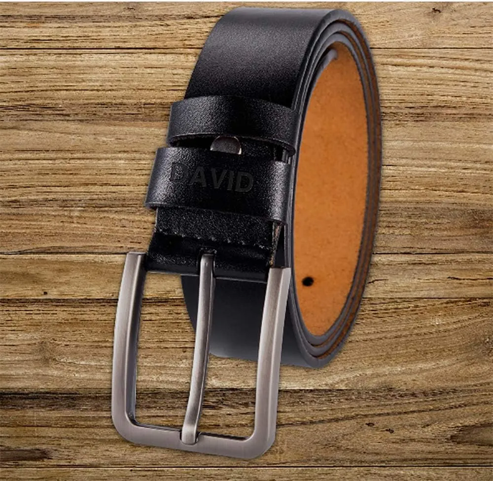 Personalized Gifts For Men, Personalized Belts For Men, Genuine Leather Belts LB50