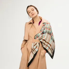 PLAID BEIGE-GREEN-MIX