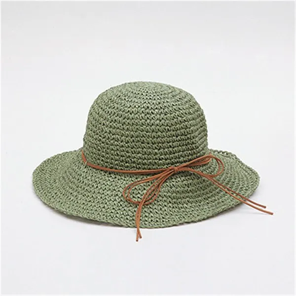 Straw folding wide Brim Sun Hat