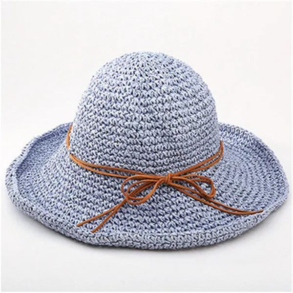 Straw folding wide Brim Sun Hat