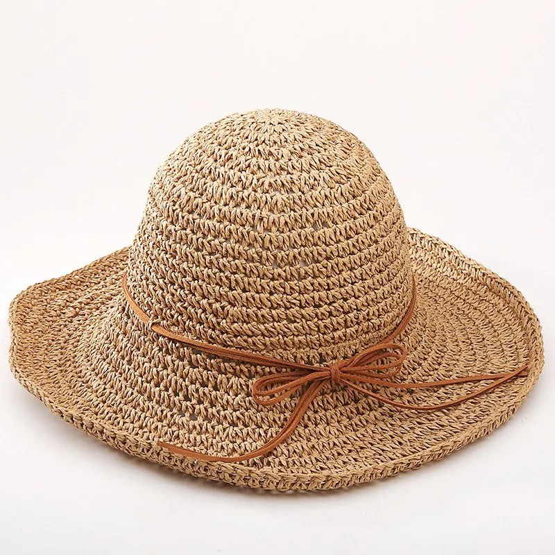 Straw folding wide Brim Sun Hat