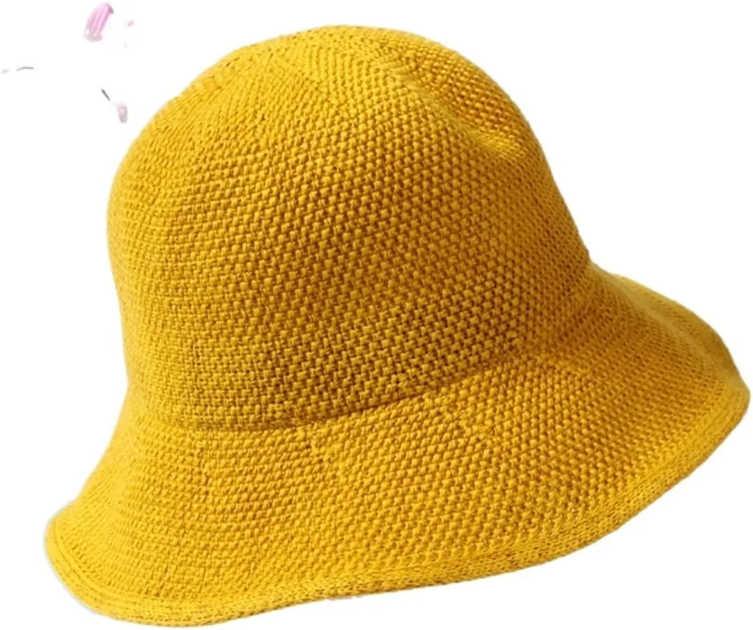 Sun Hat for Men/Women Bucket Hats for Women Summer Hat Sun Rope Outdoor Foldable Hats Beach Sunscreen Fisherman Caps Foldable/Packable Sun Hat (Color : 5)