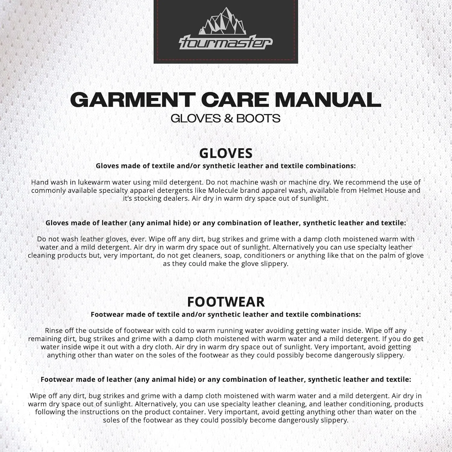 Tourmaster Men's Switchback Motorcycle Gloves