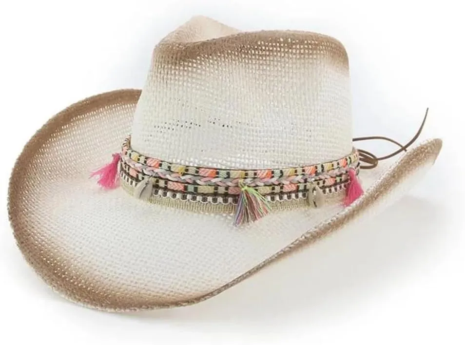 Women Summer Hats Sun Hats Western Cowboy Panama Wide Brim Men Women Casual Vintage Hats